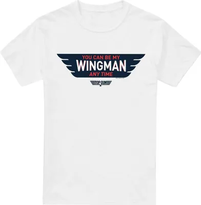 Image de Top Gun - "Wingman Anytime" T-shirt pour homme TV6848 (L) (Blanc)