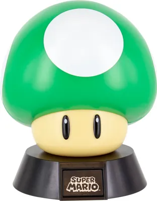 Produktbild von Paladone Products Super Mario Bros 3D Icon Lampe 1Up Mushroom 10 cm PP5095NN