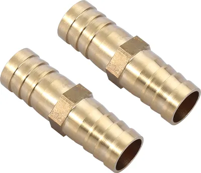 Obrázok produktu pre Messing gerade Barbed Connector, priamy konektor na potrubie, priamy konektor s ostnatým drôtom, Messing Straight Pipe Joiner, Messing Straight Barbed Joiner