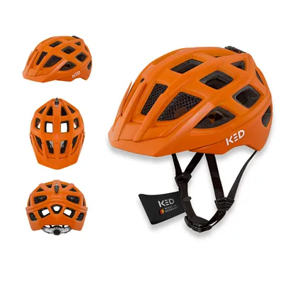 Produktbild von KED Kailu Jugend MTB Helm – Robuster Mountainbike-Helm Mit K-FIT Anpassungssystem Und Sicherer Gurtführung Farbe: Kailu Orange Matt Kopfumfang: 49-53 (S)