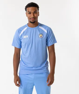 Immagine prodotto di Maglia Casa Manchester City 25/26 Uomo - Taglia L - Maglia da Calcio Adulti - Merchandise Ufficiale - Blu