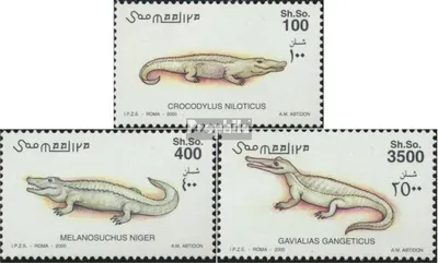 Produktbild von Briefmarken Somalia 2000 Mi 839-841 (kompl.Ausg.) postfrisch Krokodile