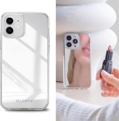 Image de Coque arrière miroir Selencia pour l'Apple iPhone 12 (Pro) - Argent