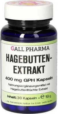 Produktbild von GALL PHARMA Hagebuttenextrakt 400 mg GPH Kapseln, 30 St. Kapseln