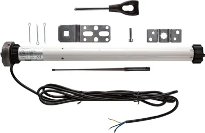 Produktbild von Rollladenmotor SL, SL45 50/12 NHK (50 Nm / SW60 / NHK-Getriebe) leiser Rohrmotor mit Planetengetriebe, 230V, inkl. Wellenadapter & Lager, wartungsfrei, langlebig Jarolift