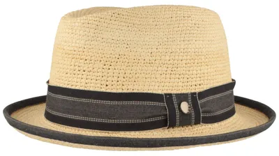 Panamahut Player Crochet Jeansoptik-Garnitur von Hut Breiter in beige