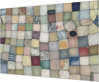 Zdjęcie produktu dla Tapeta ścienna – tapeta dekoracyjna do salonu – folia tapetowa do dekoracji ścian – 208 x 146 cm – kolorowa mozaika