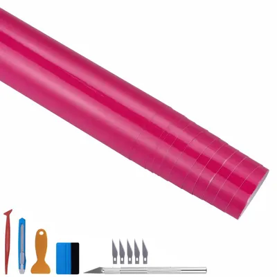 Obrázek produktu pro Samolepicí vinylová fólie, lesklá, růžová, rozměry 30 cm x 300 cm