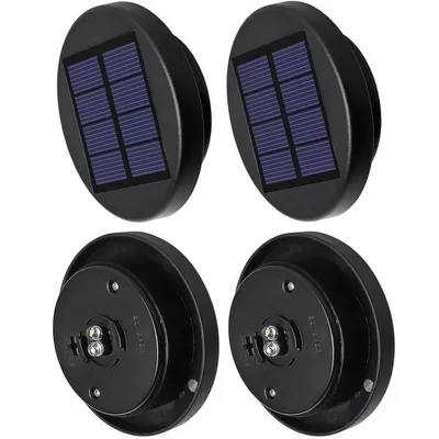 Produktbild von 4er-Set Solar-Flaschenlampen, warmweiß & RGB,  wasserdicht, wiederaufladbar, Ø 6,3 cm,8–10 Std.Leuchtdauer,ideal für Garten, Camping & Dekoration
