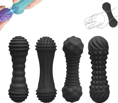 Immagine prodotto di INF Set da 4 poggiapolsi ergonomici in silicone per mouse da ufficio