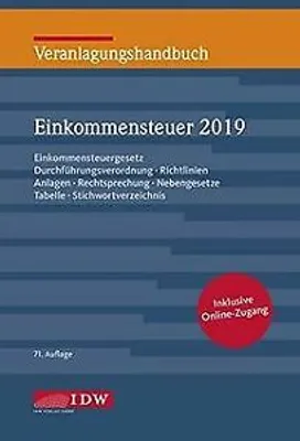 Immagine prodotto di Veranlagungshandbuch Einkommensteuer 2019
