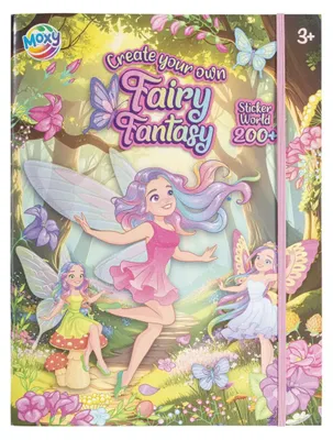Image de Fairy Fantasy Stickerwereld Boek - +200 Stickers