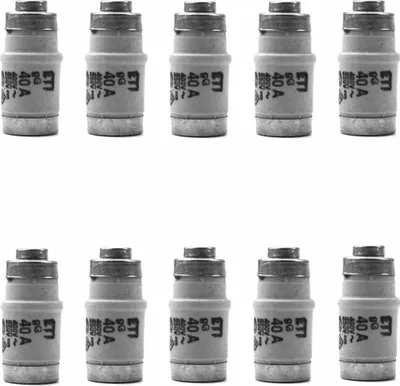 Image de 10 x fusibles 40A Neozed E18 Cartouche fusible D02