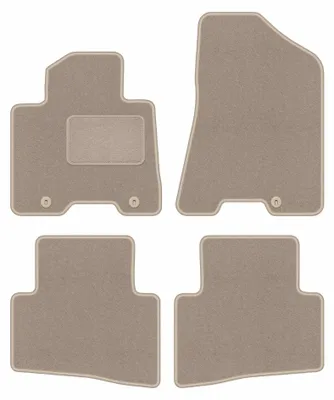 Immagine prodotto di Tappetini in moquette per Kia Sportage IV dal 2015 (SUV) – set 4 pezzi, beige, su misura – Wielganizator LUX