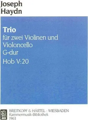 Produktbild von ISBN Streichtrio G-Dur Hob.V: 20 2 Violinen und Violoncello, Musikalische Ausbildung, Taschenbuch