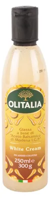 Zdjęcie produktu dla Olitalia Balsamico Glasa White 250 ml - Biała glazura balsamiczna, uniwersalna