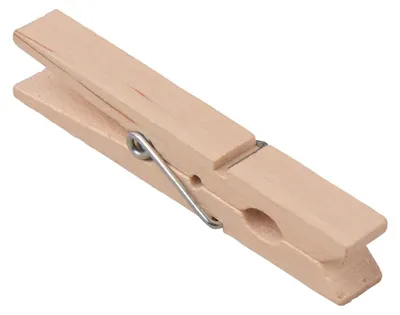 Produktbild von Rayher Wäscheklammern aus Holz,, 72 mm, 100 Stück, Holzklammern, Deko-Klammern Holz, unbehandeltes Holz, 64587505
