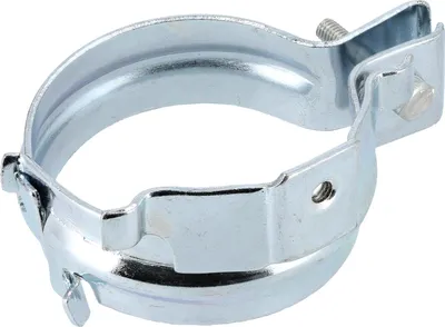 Image de Pince d'échappement arrière galvanisée - pour Simson S51, S70, S53, S83 Enduro, SR50, SR80