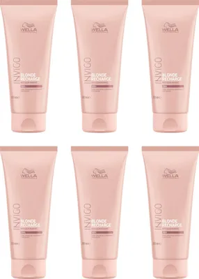 Produktbild von Invigo Blonde Recharge Refreshing Conditioner / Kühl Blond 6x200 ml