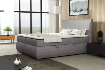 Produktbild von Boxspringbett Schlafzimmerbett MATTIA 100x200cm inkl.Bettkasten