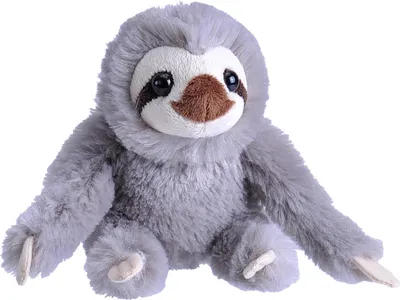 Produktbild von Wild Republic Plusch Pluschtier Faultier - grau - 13 cm