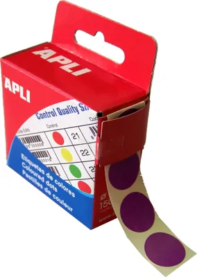 Obrázok produktu pre agipa značkovacie bodky, priemer: 15 mm, okrúhle, fialové