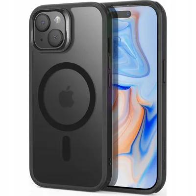 Produktbild von ESR Classic Hybrid (HaloLock) Hülle für iPhone 15 (schwarz)