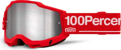 Produktbild von 100percent Accuri 2 Wolg Offroad-brille Rot Mirror Silver/CAT2 Rot Mirror Silver/CAT2