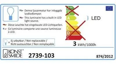 20 Acryl-Eiszapfen-Lichterkette, 4 m, warmweiße LEDs