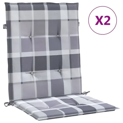 Produktbild von vidaXL Gartenstuhlauflagen für Niedriglehner 2 Stk. 100x50x3 cm
