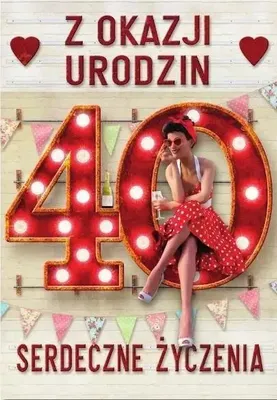 Image de Carte de vœux « Anniversaire » grand format 40 TDF24 - Trend