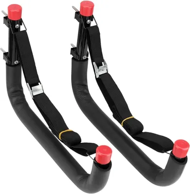 Produktbild von Garagenzubehör Robuste Garagenhaken, 33 cm Leiter-Aufbewahrungshaken, Wandaufhänger, Garagenwandhaken für Gartengeräte, Fahrräder, Kajaks, Surfbrett,