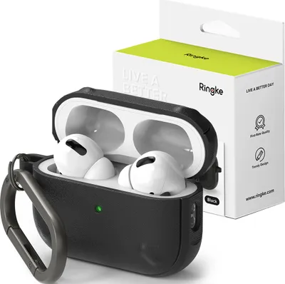 Produktbild von Ringke Onyx Airpods Pro 2 Hülle, Gepanzerte Abdeckung Für Kopfhörer, Schwarz