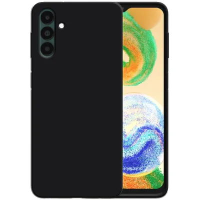 Image de Smartphonica Étui en silicone pour Samsung Galaxy A04s
  / A13 5G étui avec intérieur souple - Noir