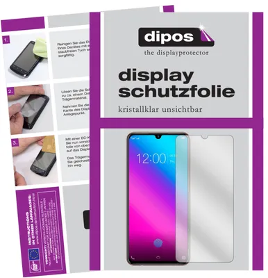 Produktbild von 6x Schutzfolie für Vivo Y97 klar Displayschutzfolie Folie Display Schutz dipos