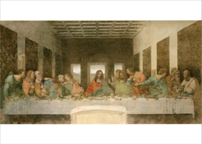 Produktbild von Kunstkarte Leonardo da Vinci "Das Abendmahl"