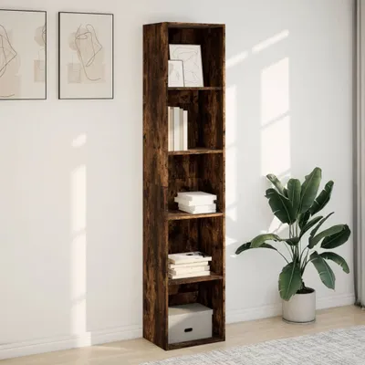 Produktbild von "Winterschlussverkauf "Bücherregal - CLORIS - Standregal - Robust und langlebig - Räuchereiche 40x30x189 cm Holzwerkstoff - NeuMöbel4479534