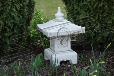 Produktbild von Feng Shui, Gartenfigur, Skulptur, Japan Steinguss Gartendeko Design Haus Figur