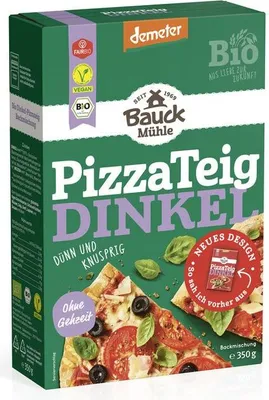 Produktbild von Bauckhof Pizza-Teig Dinkel Demeter - - 350g x 6 - 6er Pack VPE