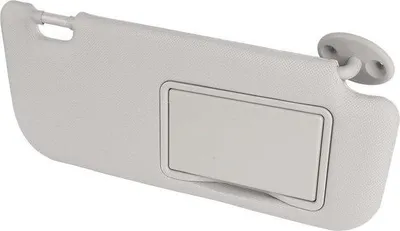Image de Pare-soleil avec miroir de courtoisie pour côté conducteur gauche - Gris - Compatible avec les modèles à conduite à gauche - Gris - Pour côté conducteur - Compatible avec la Levin 14-19.