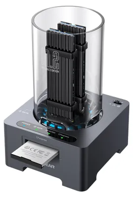 Productafbeelding van GrauGear G-M2DK-CR-10G GRAUGEAR Docking Station für M.2NVMe/NGFF SSD/CF-Express