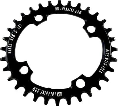 Produktbild von Lola 96 Bcd Simetric Ovales Kettenblatt Schwarz 34t Schwarz 34t