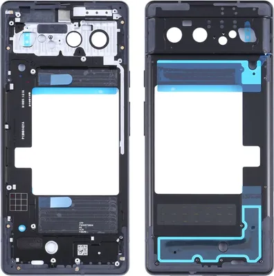 Obrázek produktu pro Náhradní středový rámeček pro Google Pixel 6, černý