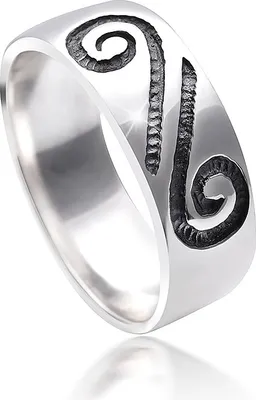 Produktbild von MATERIA Herren Damen Ring Schnecke 925 Silber antik und rhodiniert bicolor / e Fertigung #SR-128