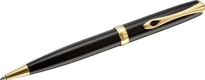 Produktbild von Kugelschreiber Excellence A2 lack schwarz vergoldet easyFlow