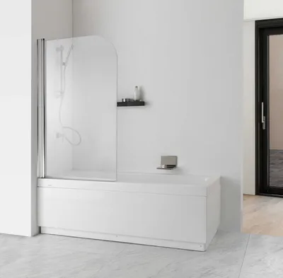 Produktbild von Badewannenaufsatz aus 6 mm klarem Sicherheitsglas | Giada