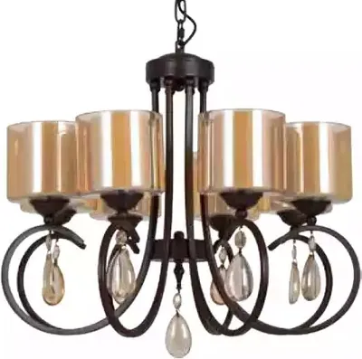 Zdjęcie produktu dla Lampa sufitowa do salonu lampy sufitowe klosz żyrandol szkło luksusowe