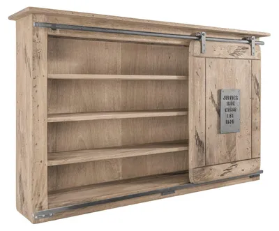 Immagine prodotto di MASSIVMOEBEL24 | mensola in legno di Mango 130x25x80 sbiancato laccato RAILWAY #358
