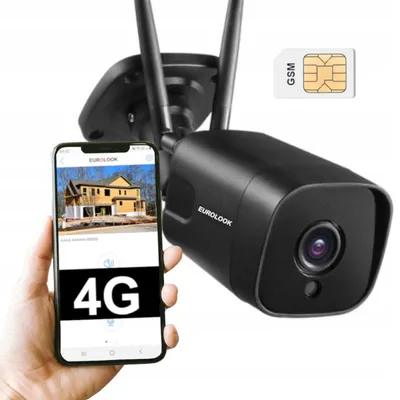 Produktbild von Eurolook Außenkamera Edw-5403B 5Mp Gsm Ip66 mit Zwei-Wege-Audio 350 g 5403W