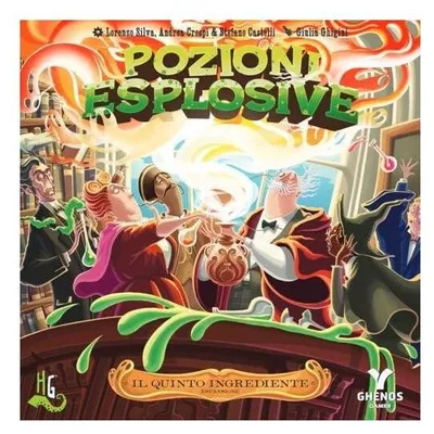 Image de Pozioni Esplosive: Il Quinto Ingrediente (Édition italienne) – Jeu de société – Ghenos Games – 2-4 joueurs – 8+